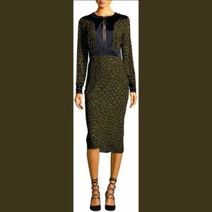 Veronica Beard | Silk Drifter Midi Dress | NWT